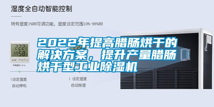 2022年提高臘腸烘干的解決方案，提升產(chǎn)量臘腸烘干型工業(yè)除濕機(jī)