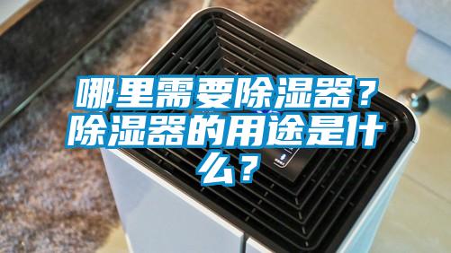 哪里需要除濕器？除濕器的用途是什么？