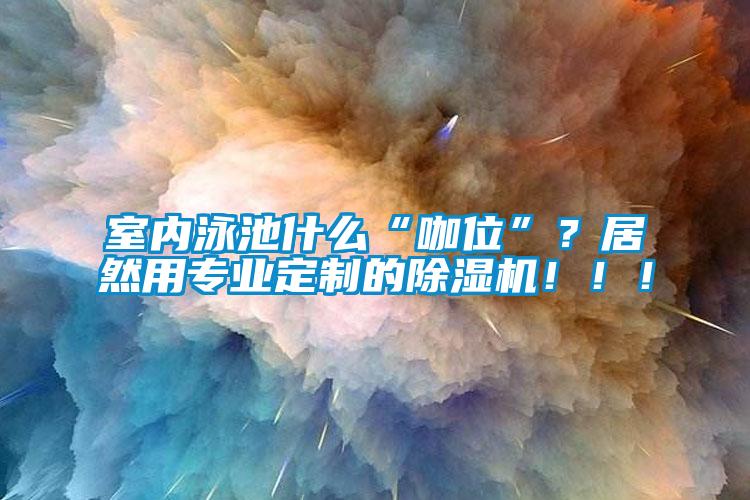 室內(nèi)泳池什么“咖位”？居然用專業(yè)定制的除濕機?。?！