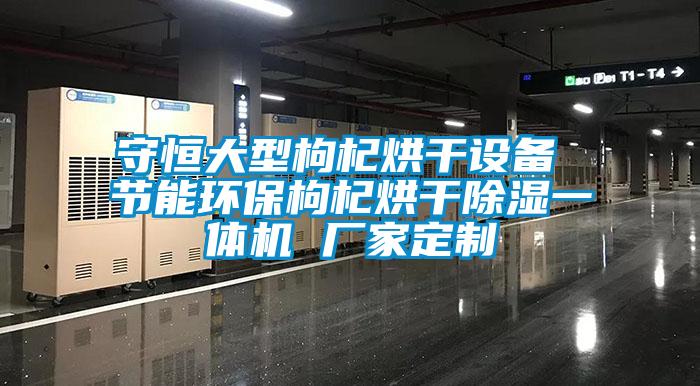 守恒大型枸杞烘干設備 節(jié)能環(huán)保枸杞烘干除濕一體機 廠家定制