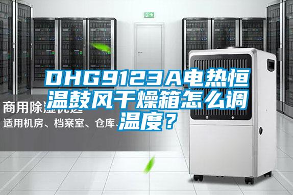 DHG9123A電熱恒溫鼓風(fēng)干燥箱怎么調(diào)溫度？