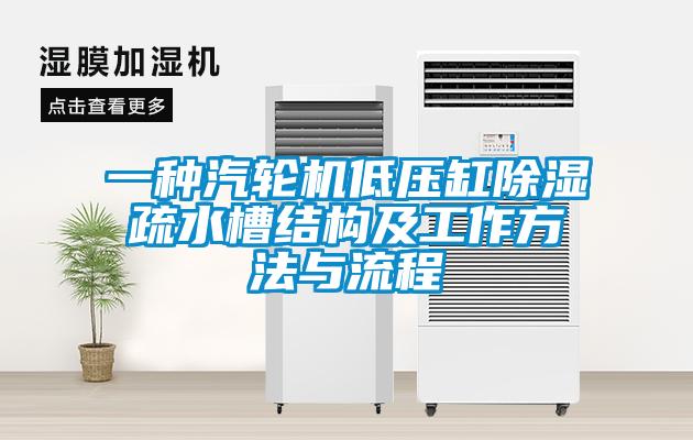 一種汽輪機低壓缸除濕疏水槽結(jié)構(gòu)及工作方法與流程