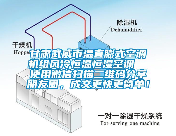 甘肅武威市溫直膨式空調(diào)機組風冷恒溫恒濕空調(diào)  使用微信掃描二維碼分享朋友圈，成交更快更簡單！