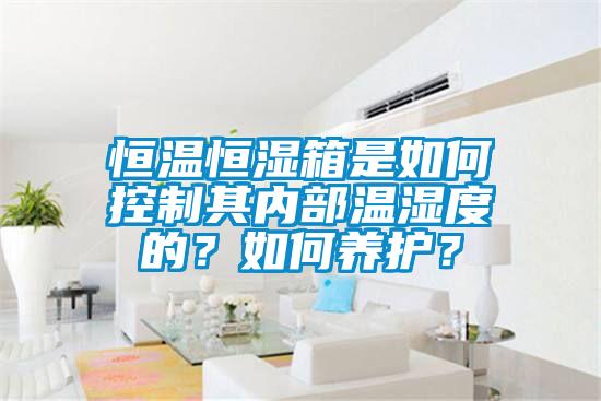 恒溫恒濕箱是如何控制其內(nèi)部溫濕度的？如何養(yǎng)護？