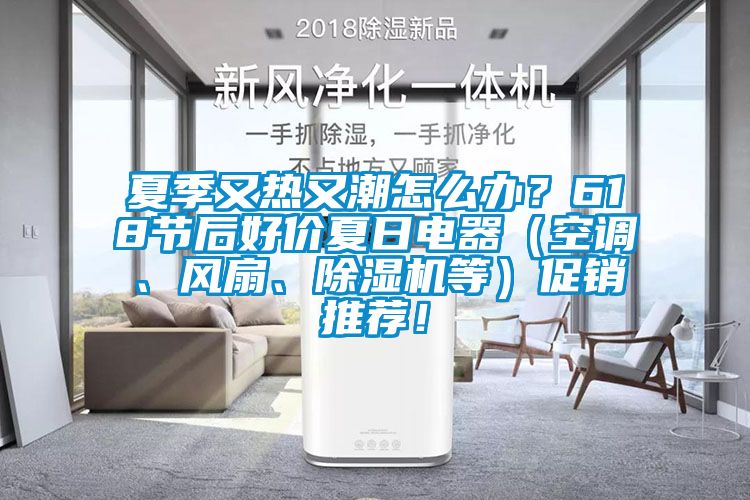 夏季又熱又潮怎么辦？618節(jié)后好價夏日電器（空調(diào)、風扇、除濕機等）促銷推薦！