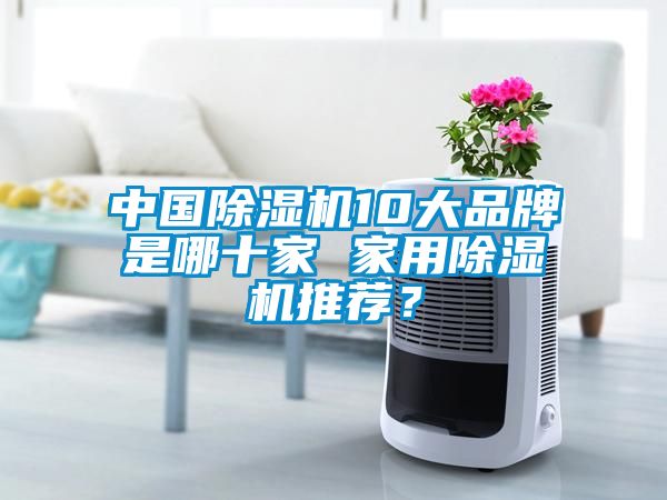 中國除濕機10大品牌是哪十家 家用除濕機推薦？